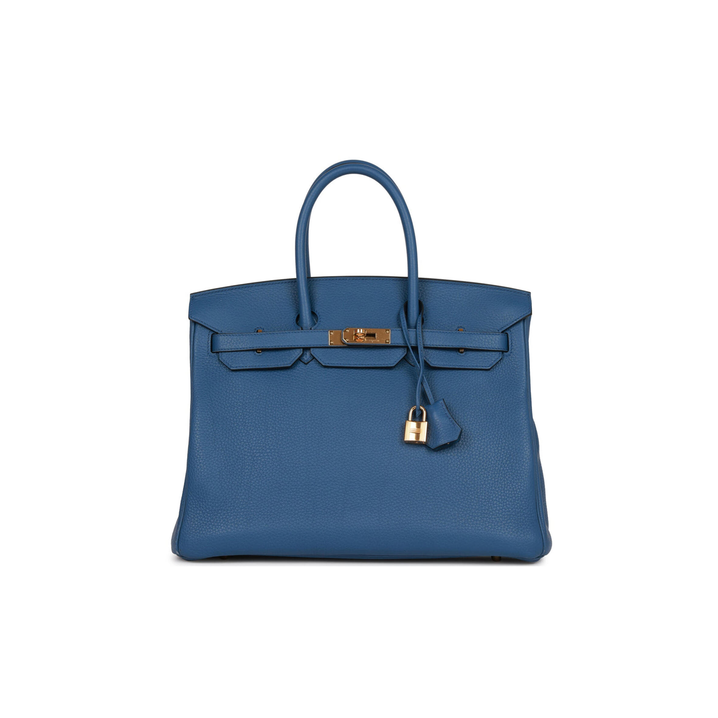 H**me5 BIRKIN 35 BLEU AGATE TOGO GOLD HARDWARE (35cm) Master Quality
